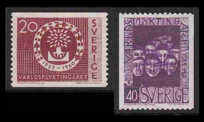 Ruotsi 457-8 ** Pakolaisvuosi (1960)