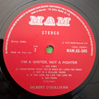 GILBERT O'SULLIVAN : I'M A WRITER, NOT A FIGHTER LP - pikkukuva 4