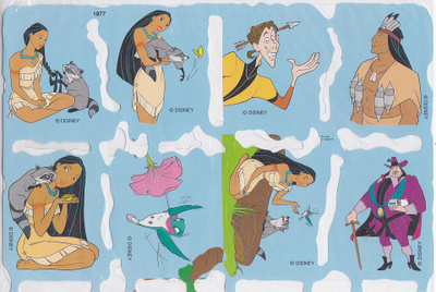 MLP 1877 Disney Pocahontas Kiiltokuva-arkki