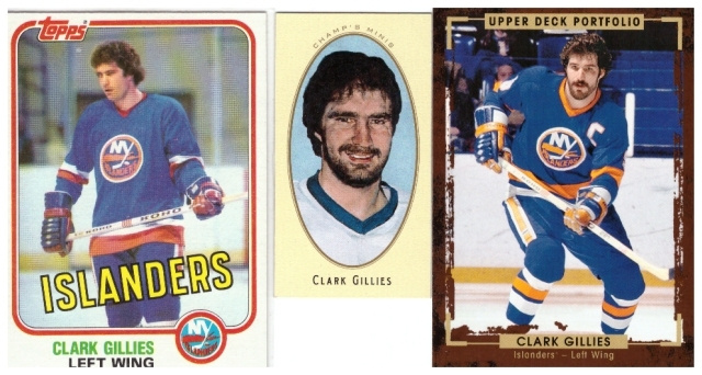 3 x Legenda CLARK GILLIES New York Islanders