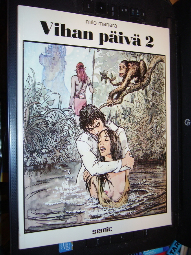 Milo Manara : Vihan päivä 2 ( 1 p. 1990 ) sis. postikulun