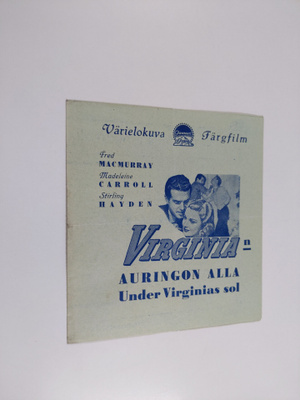 Virginian auringon alla - Under Virginias sol ; elokuvama...