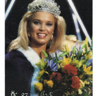 Miss Suomi Outi Tanhuanpää 1987 Painettu nimikrjoitus. - pikkukuva 1