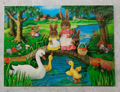Pääsiäiskortti, 3 D
