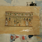 Egyptiläinen papyrus maalaus aitoustodistuksella - pikkukuva 1