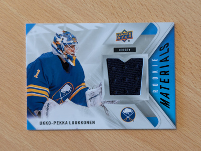 2021-22 Upper Deck Ukko-Pekka Luukkonen Rookie Materials