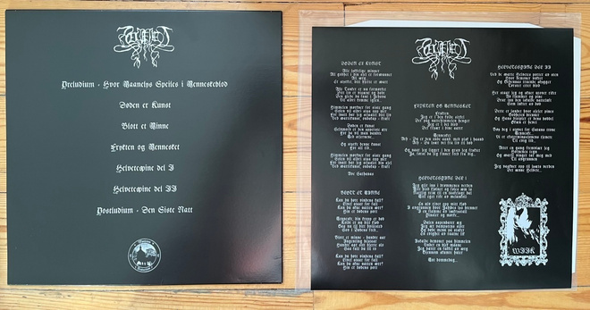 Helvetespine – Frykten Og Mennesket LP