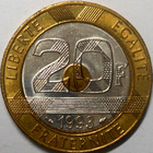 France. 20 francs 1993. - pikkukuva 2