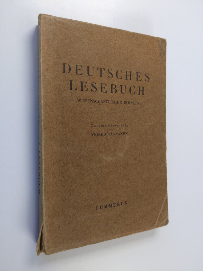 Veikko Väänänen : Deutsches Lesebuch wissenschaftlichen I...