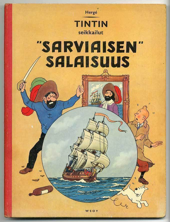 Hergé: "Sarviaisen salaisuus" (1.p., 1962)