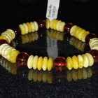 Meripihka rannekoru Amber EGG YOLK natural - pikkukuva 5