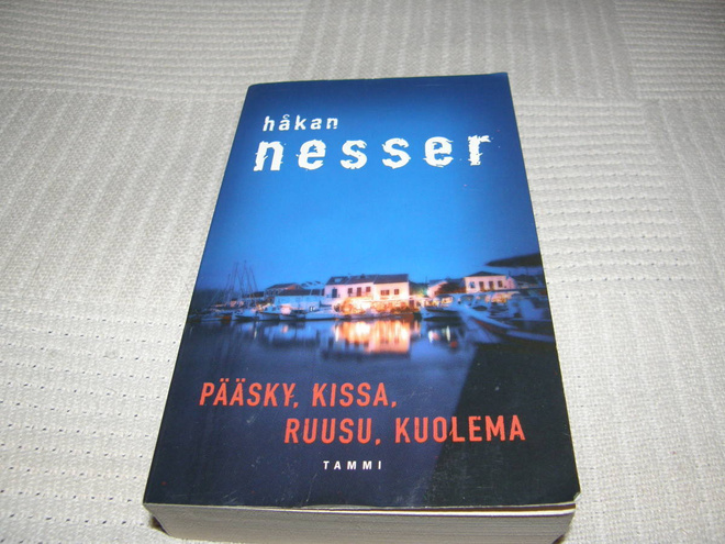 Håkan Nesser Pääsky, kissa, ruusu, kuolema   -pok