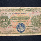 50 Centavos Banco Ultramarino Portugal Lisboa 5 de Nov. 1914 - pikkukuva 1
