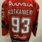 Jesperi Kotkaniemi #93 Porin Ässät game worn - pikkukuva 1