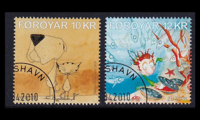 Fär-saaret 698-9 o Europa lastenkirjoja (2010)