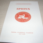 SPHINX Årsbok - Vuosikirja - Yearbook 2017-2018 - pikkukuva 1