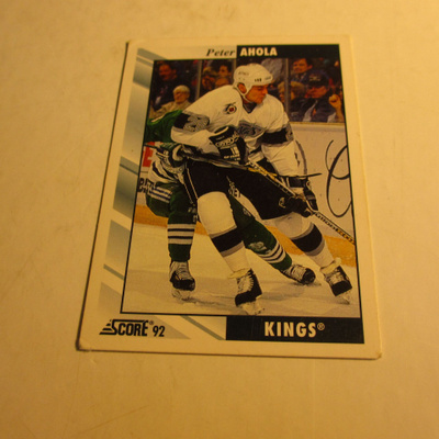 score 92 lätkäkortti kings peter ahola
