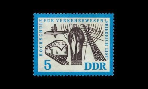 DDR 916 ** Kuljetuskorkeakoulu 10v (1962)