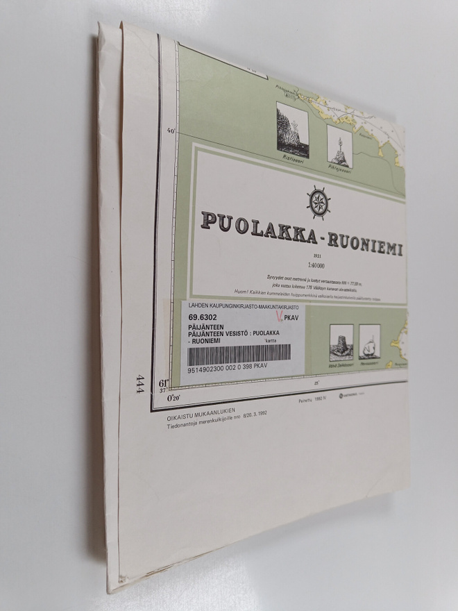 Puolakka-Ruoniemi 1921 1:40000