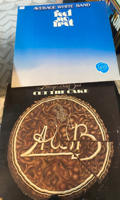 Average White Band x 2: Cut The Cake & Feel No Fret LP