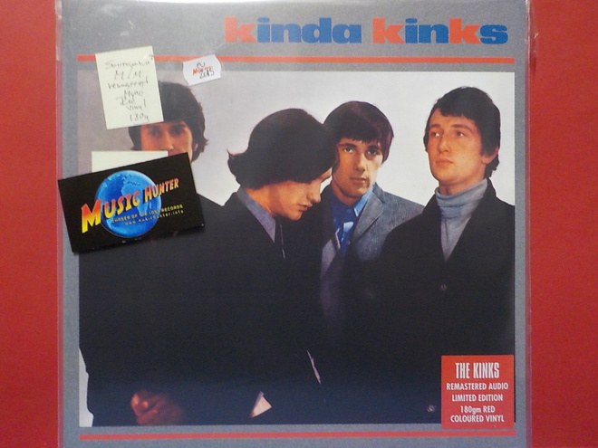 THE KINKS -  KINDA KINKS - EU 2015 RED MONO M/M 180g LP