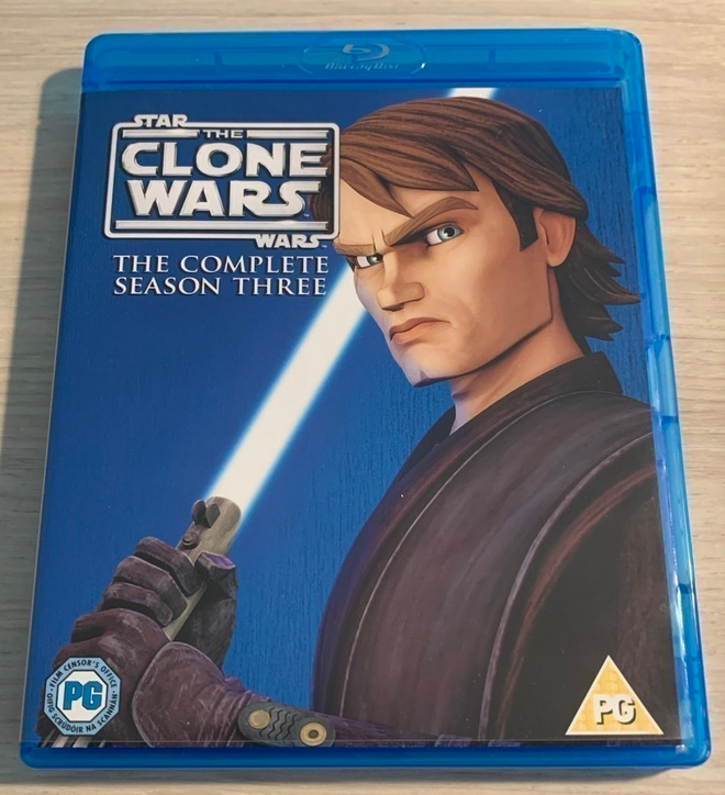 Star Wars: The Clone Wars: Kausi 3 (Blu-ray) *UUSI*