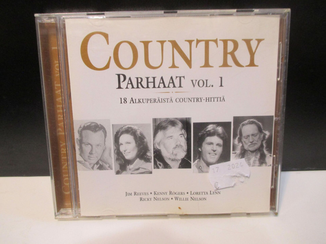 COUNTRY PARHAAT VOL. 1 kokoelma CD 2000 (18 country-hittiä)