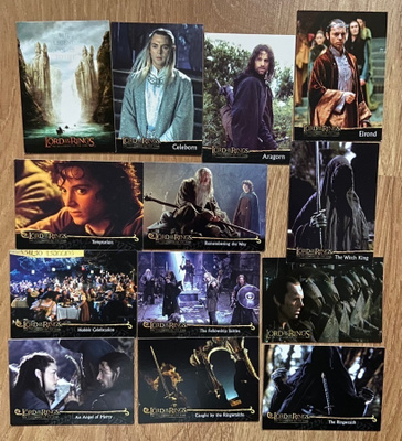 13 Lord of the Rings keräilykorttia