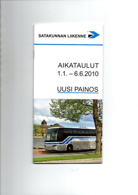 Satakunnan Liikenne Aikataulut 1.1-6.6. 2010