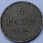 1872 5 penniä kl6 - pikkukuva 1