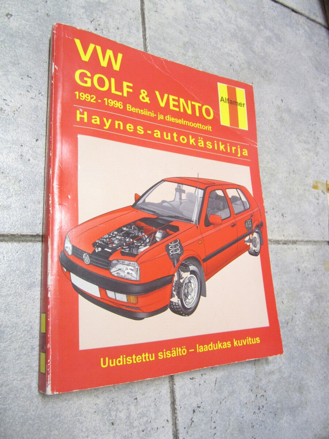 VW Golf & Vento 1992-1996 : autokäsikirja