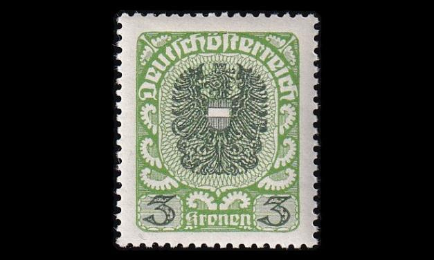 Itävalta 316xa ** Vaakuna 3 Kr (1920)