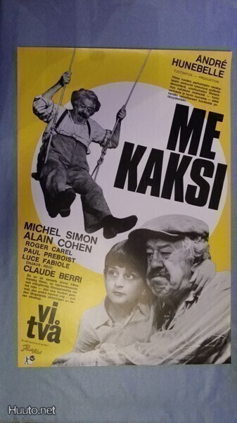 Me kaksi Vanha Elokuvajuliste Michel Simon