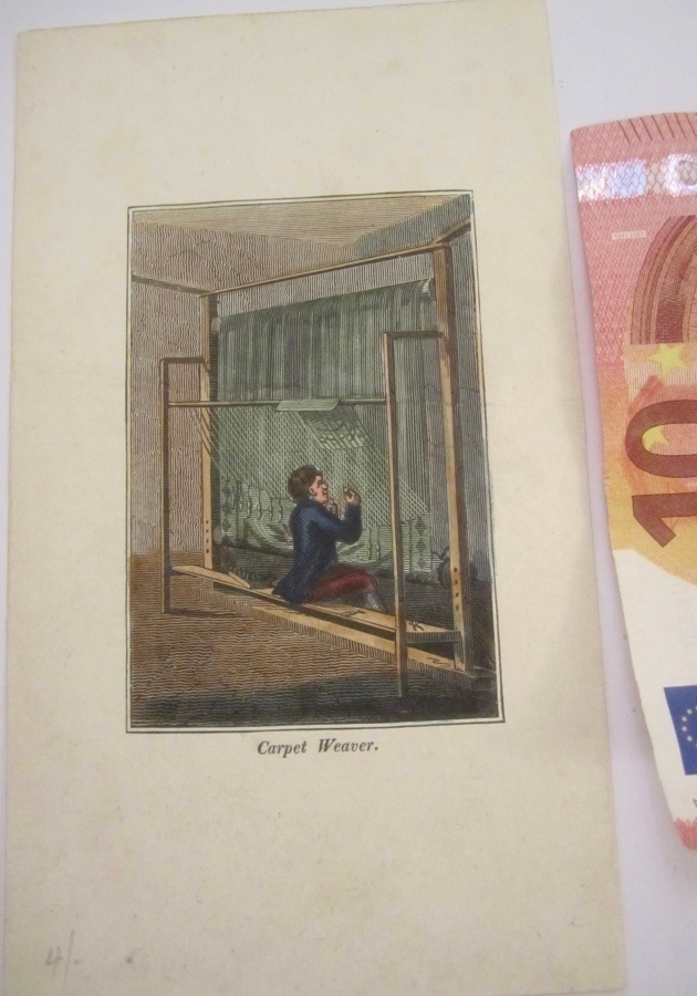VANHA Gravyyri Kuparipiirros Matonkutoja 1700-luku