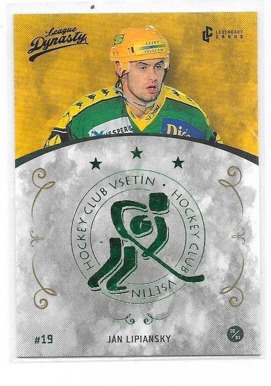 2021 Extraliga Legends #149 Jan Lipiansky Vsetin ex Ässät