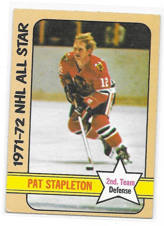 1972-73 Topps #129 Pat Stapleton Chicago Blackhawks