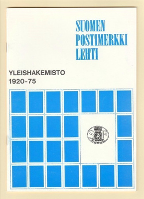 Suomen postimerkkilehden hakemisto 1920-75