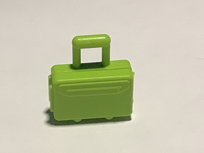 Lego Friends isompi matkalaukku vihreä