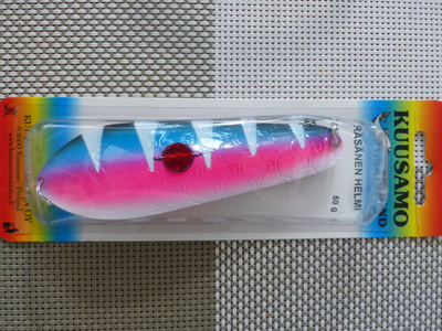 KUUSAMO RÄSÄNEN HELMI 120mm, 50g Väri: BL/BLU//LI/W-C, UV