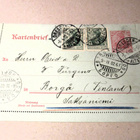 1902 Dresden kirje-ehiö Porvooseen - pikkukuva 1
