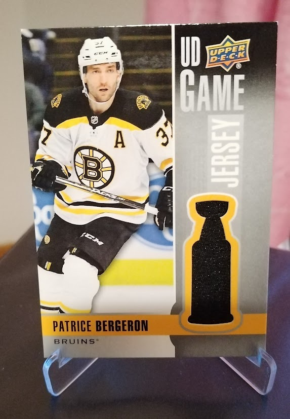 2019-20 Upper Deck Game Jersey Patrice Bergeron #GJ-PB