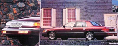 1992 Mercury Grand Marquis esite - KUIN UUSI - 26 sivua