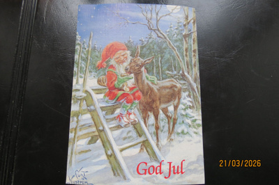 KURT NYSTRÖM 1993 KULKENUT KORTTI