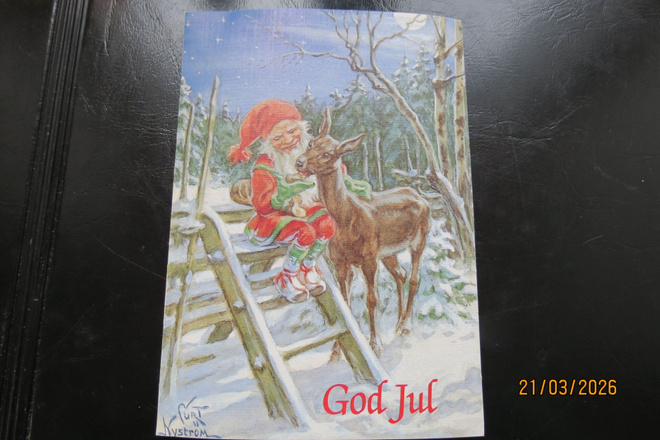 KURT NYSTRÖM 1993 KULKENUT KORTTI