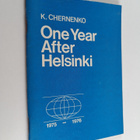 K. U. Chernenko : One year after Helsinki - pikkukuva 1