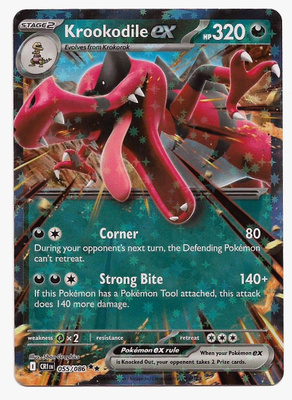 Krookodile ex 55/86 Pokemon TCG