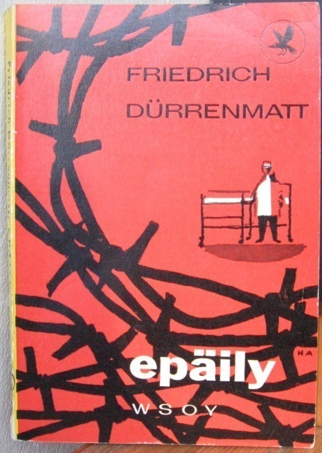 Korppi 7. Friedrich Dürrenmatt: Epäily.  Wsoy 1959. 183 s.