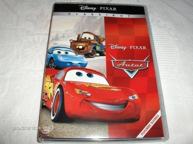 DISNEY/PIXAR "AUTOT" DVD Klassikko nro 7.