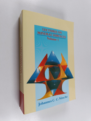 Johannes C. C. Nitsche : Lectures on Minimal Surfaces: Vo...