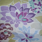 Isokuvioiset kukka verhot 205x62cm - pikkukuva 2